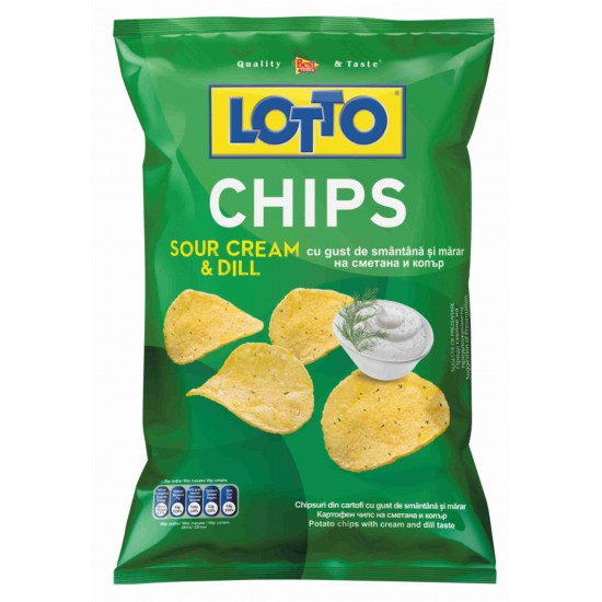 Чипс Лото Сметана и Копър 100г