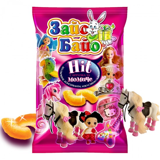 Пшенични Пръчици Зайо Байо HIT за Момиче 50г